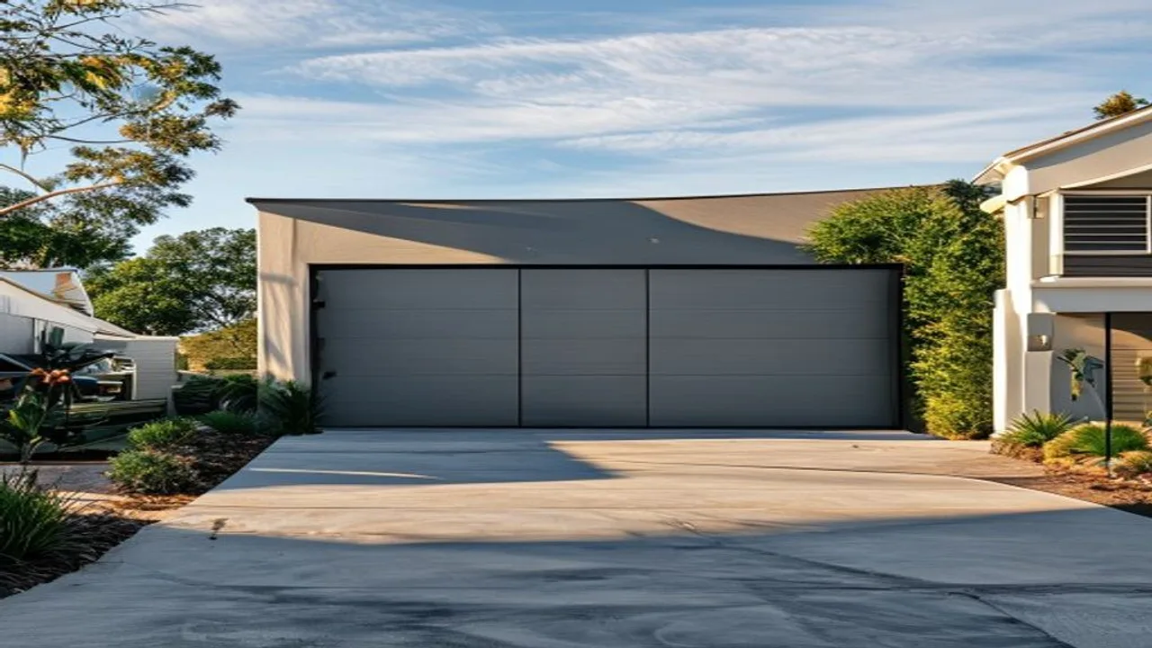 Garage door installation on the Gold Coast - new sectional door fitted
